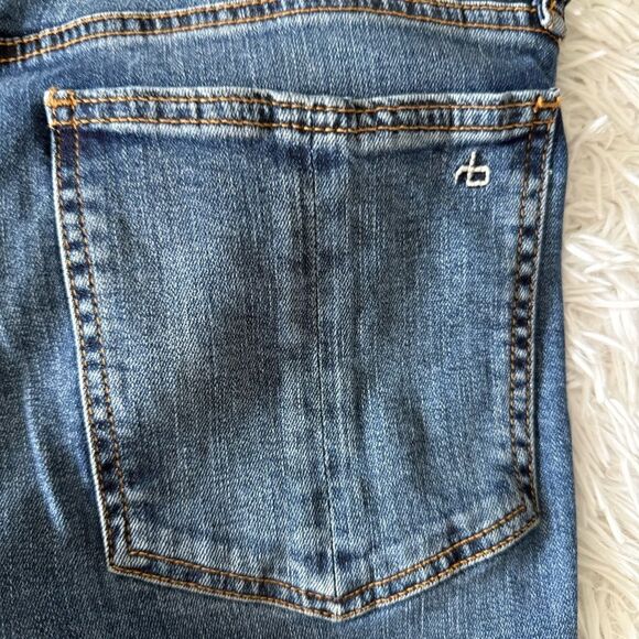 rag & bone Cate Mid-Rise Ankle Skinny Jeans in Medium Wash Size 29 - Picture 9 of 9
